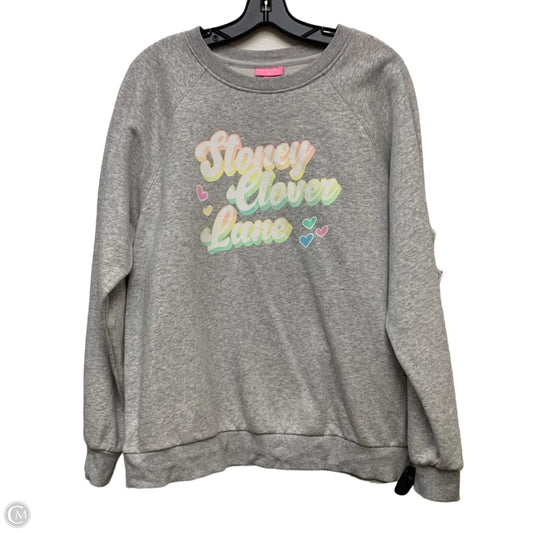 Sweatshirt Crewneck By Target-designer In Grey, Size: L