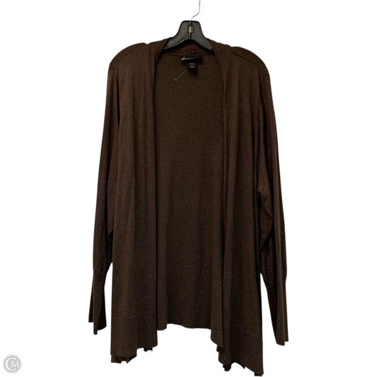 Cardigan By Lane Bryant In Brown, Size: 4x