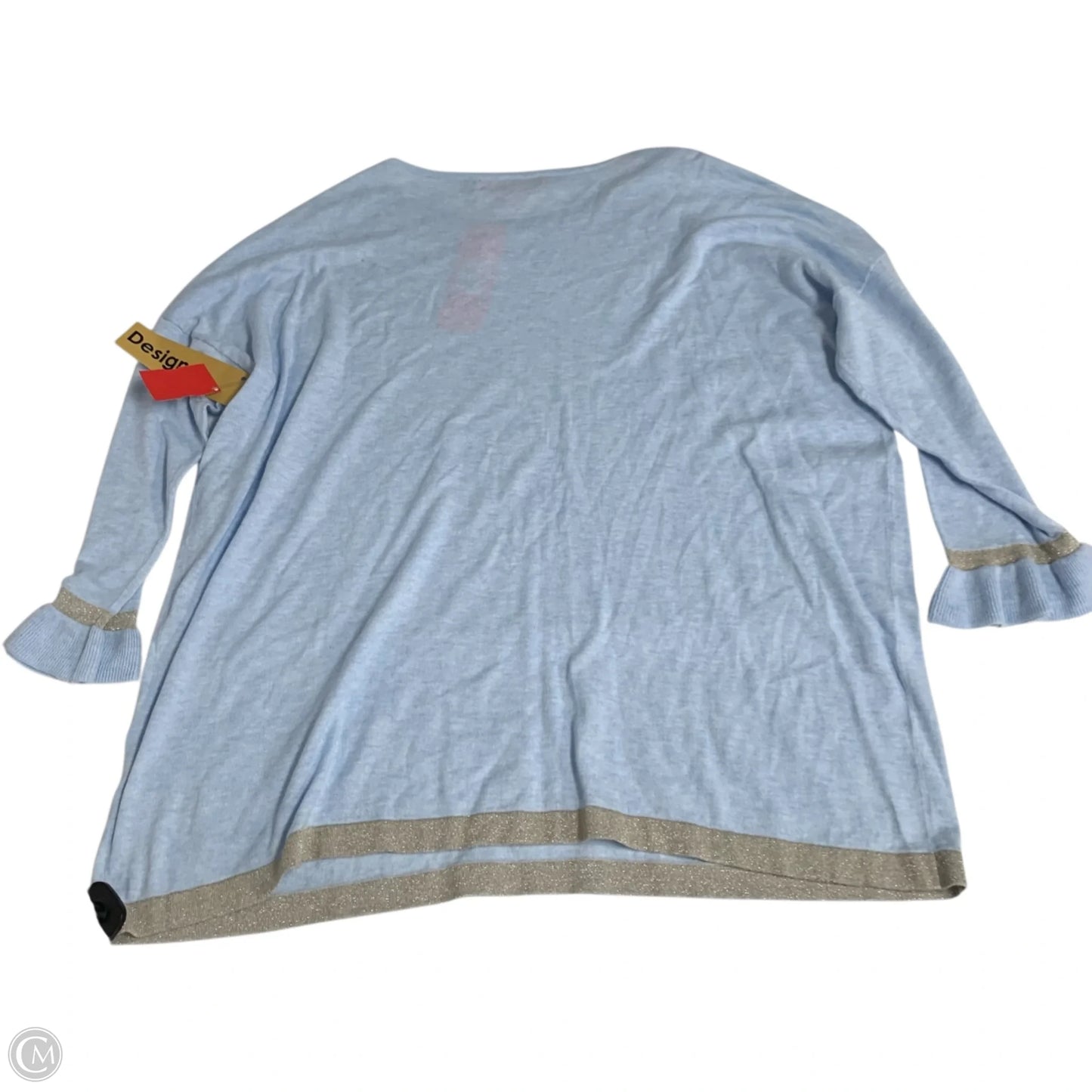 Top Long Sleeve Designer By Lilly Pulitzer In Blue, Size: L