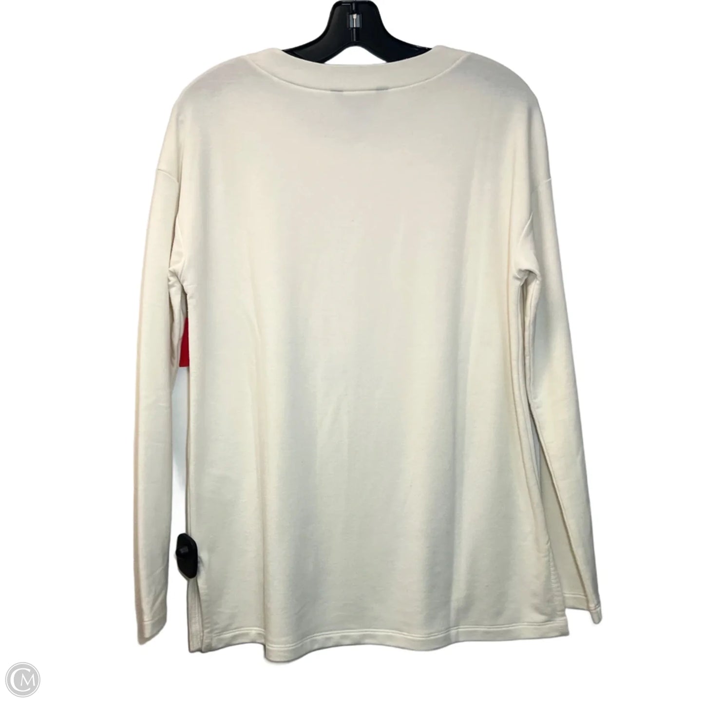 Top Long Sleeve By Banana Republic In White, Size: S