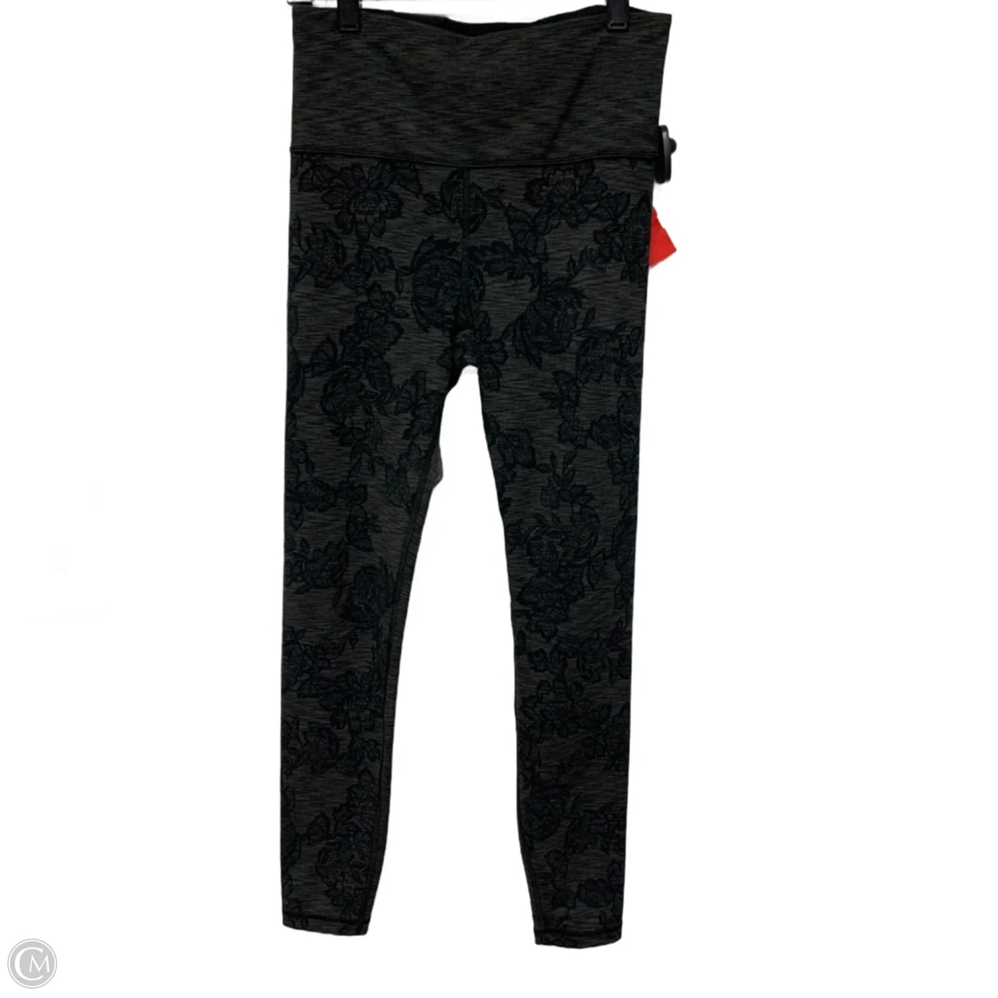 Athletic Leggings By Athleta In Black & Grey, Size: S