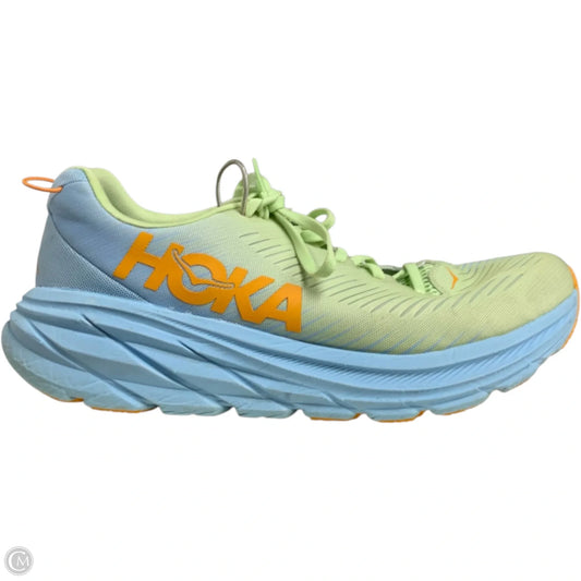 Shoes Athletic By Hoka In Blue & Green, Size: 10.5