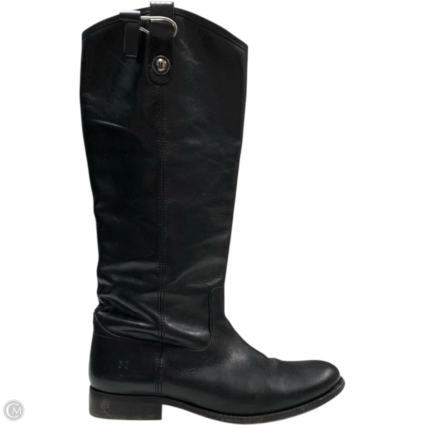 Boots Designer By Frye In Black, Size: 8.5