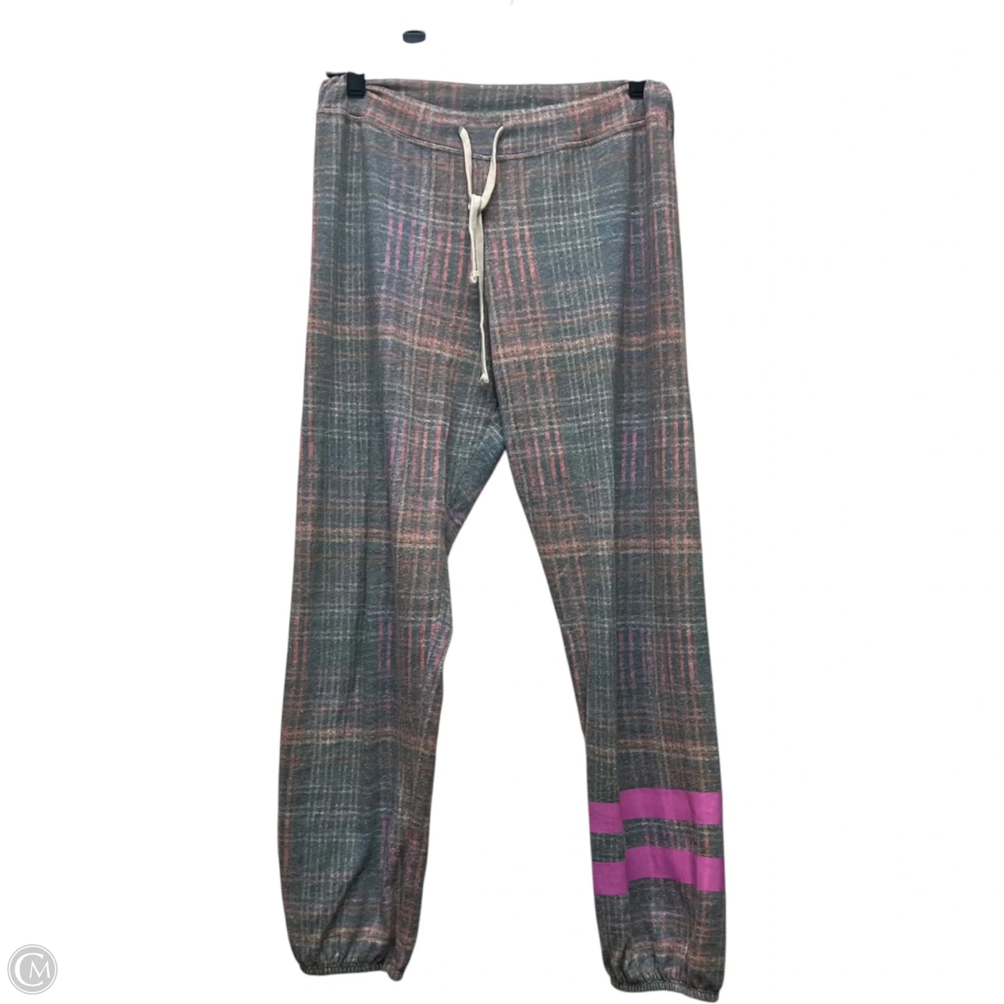 Pants Lounge By Sundry In Grey & Pink, Size: S