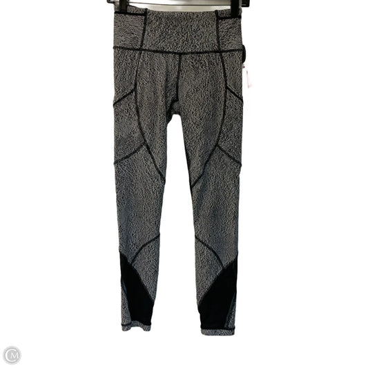 Athletic Leggings By Lululemon In Black & White, Size: S