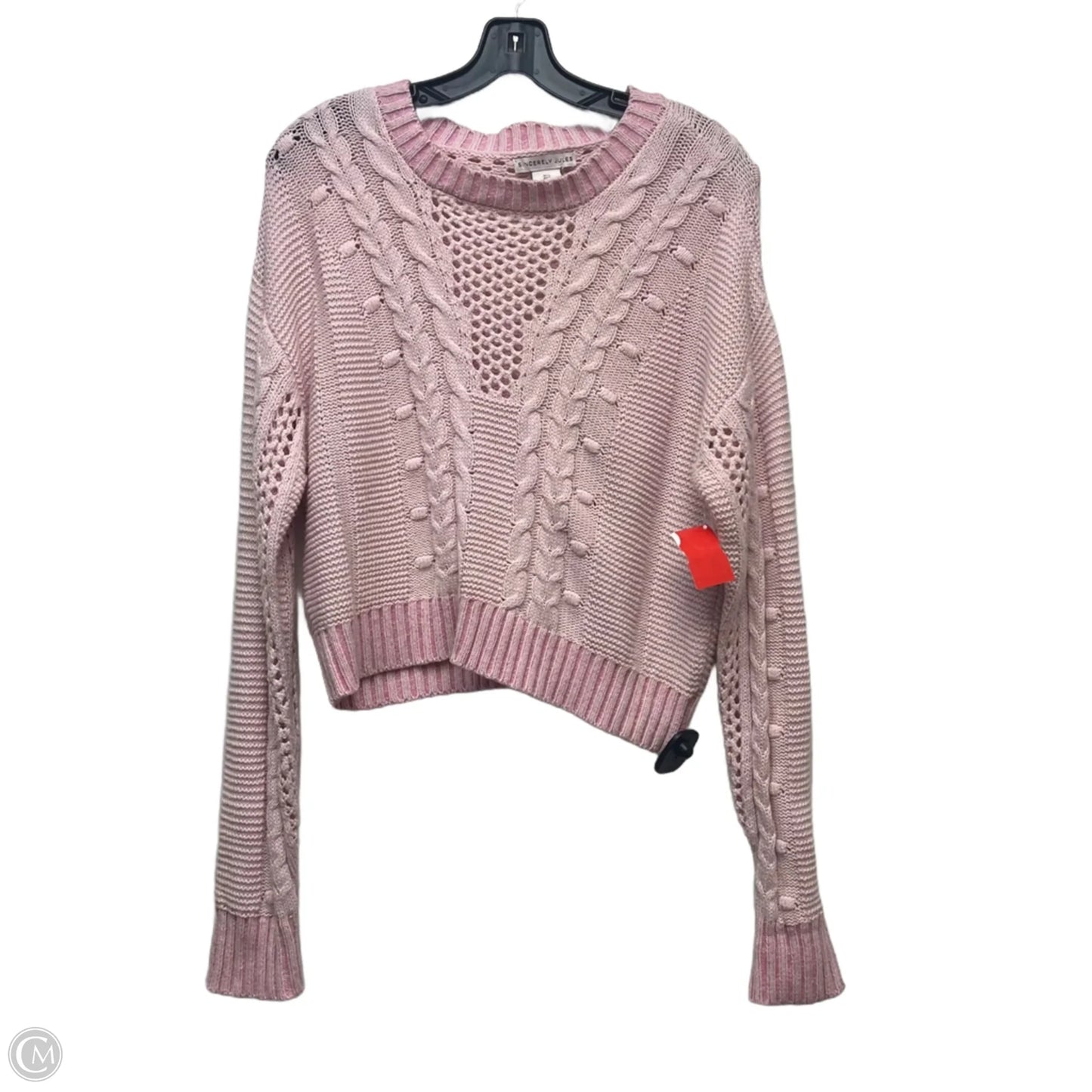 Sweater By Sincerely Jules In Pink, Size: L