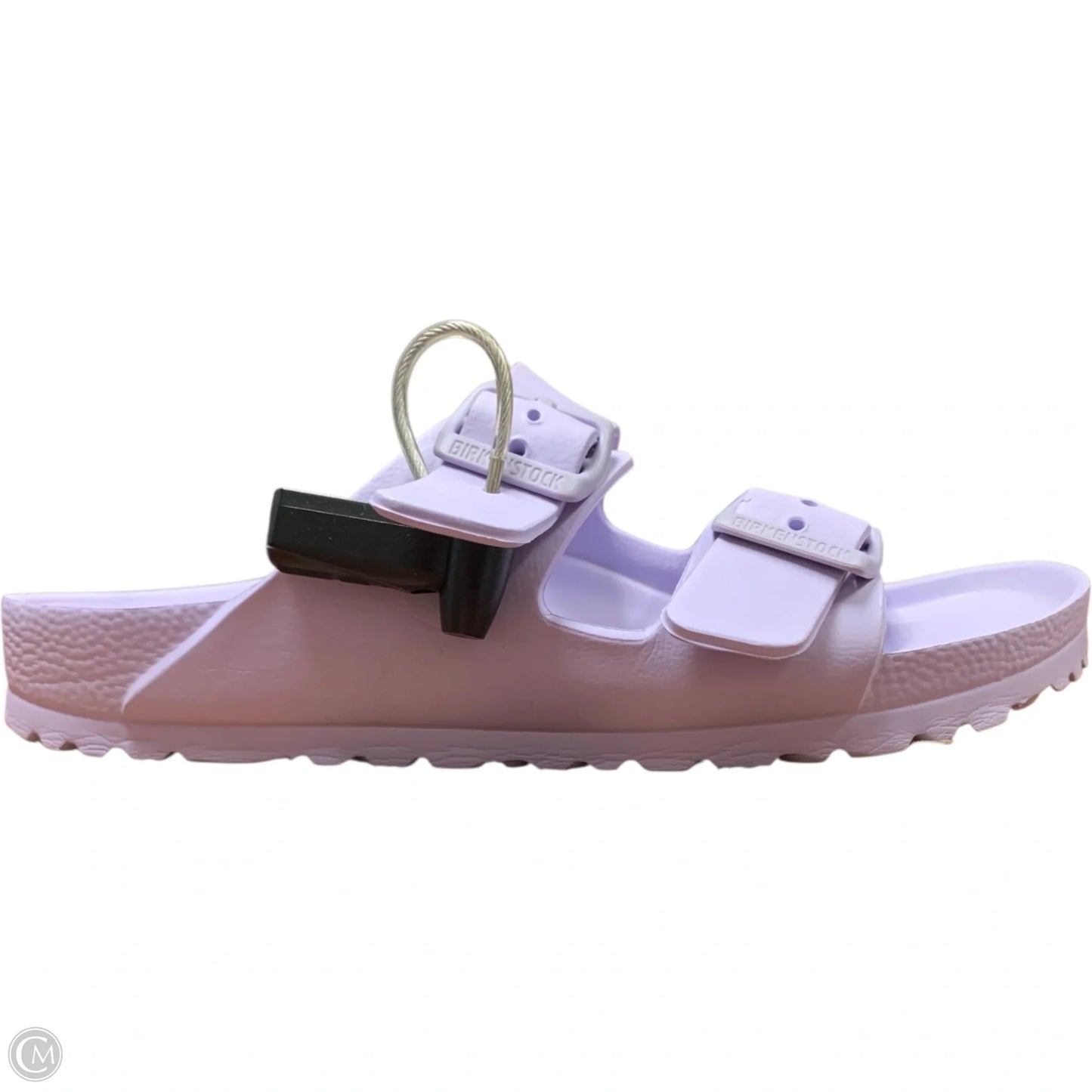 Sandals Flats By Birkenstock In Purple, Size: 5