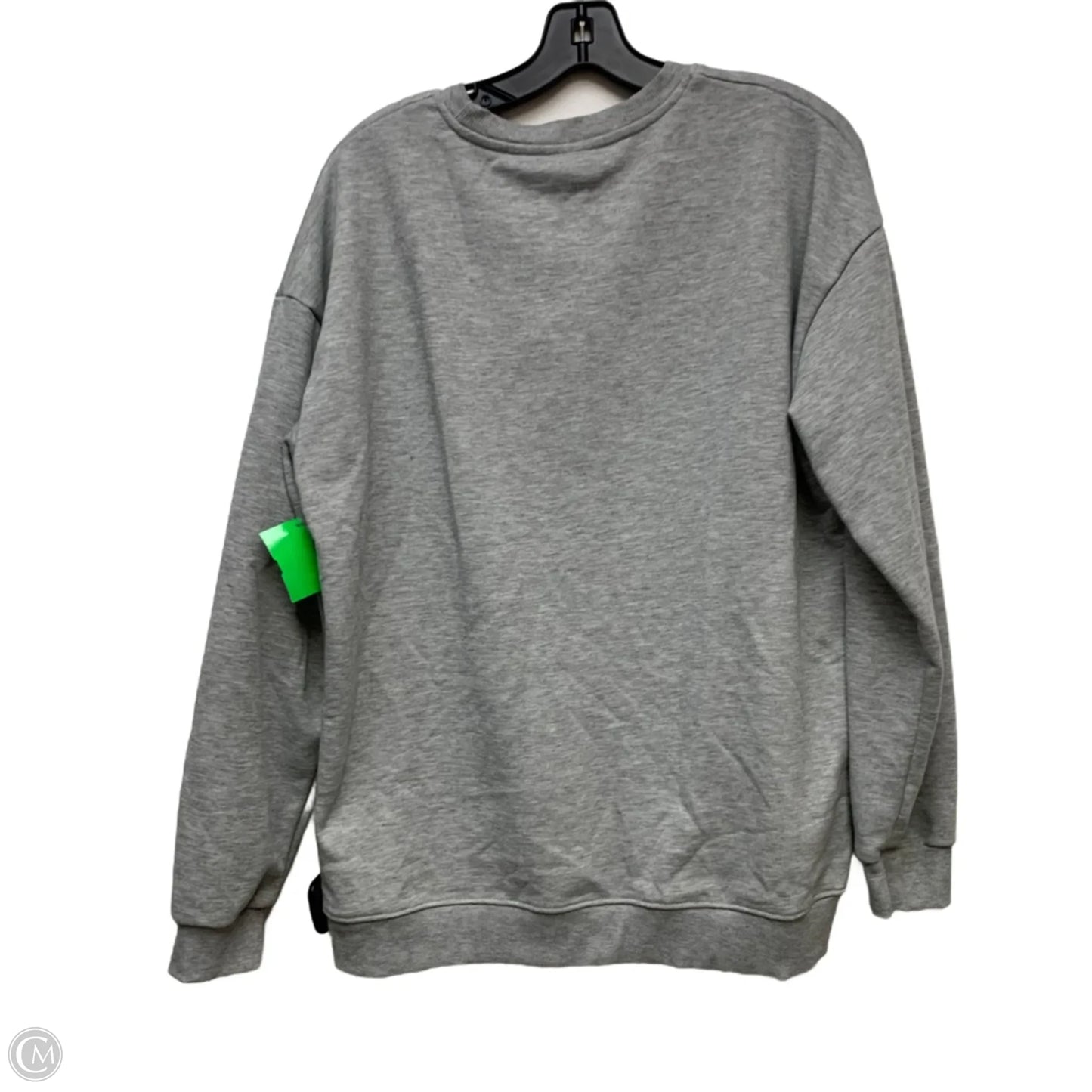 Sweatshirt Crewneck By Clothes Mentor In Grey, Size: L