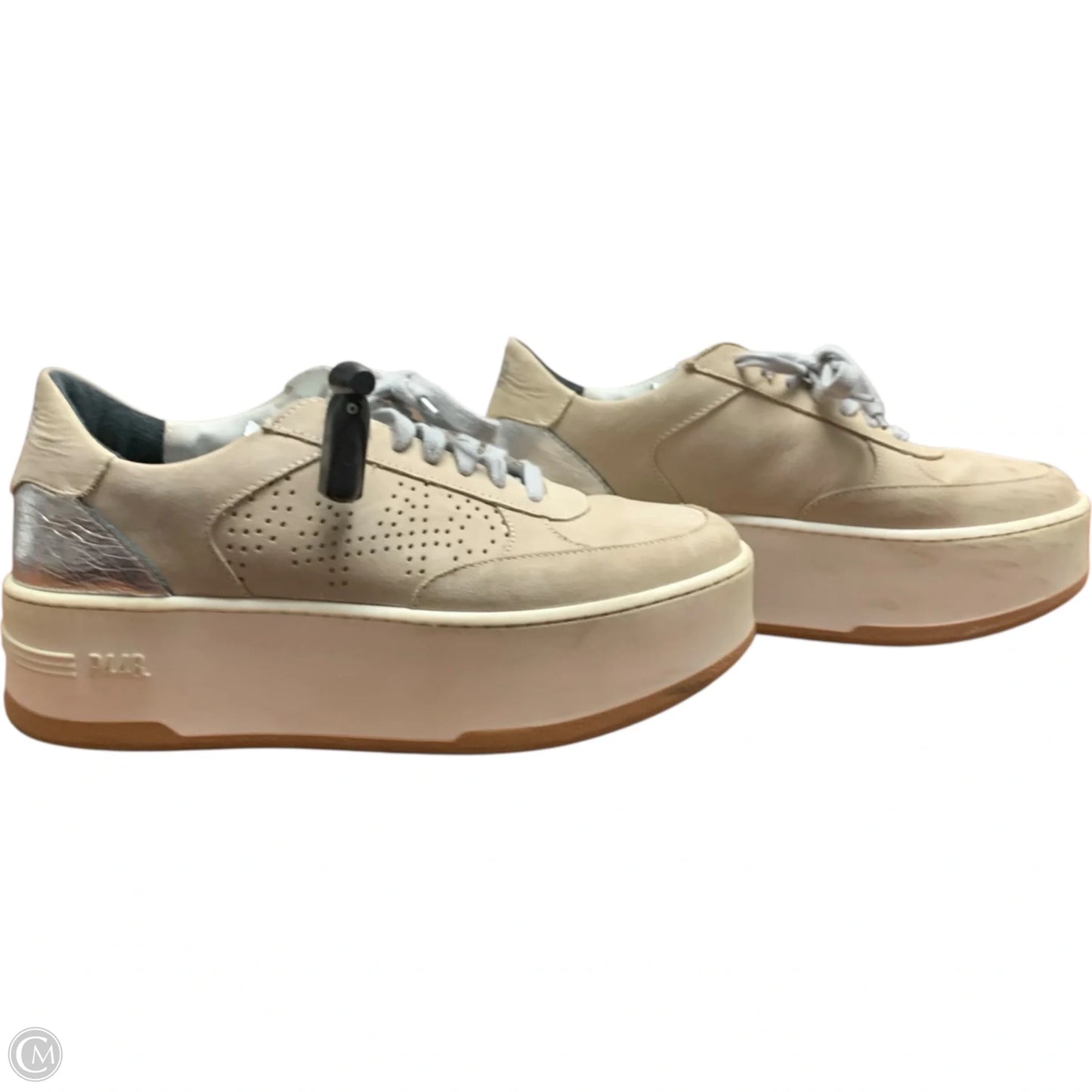 Shoes Heels Platform By P448 In Beige, Size: 6