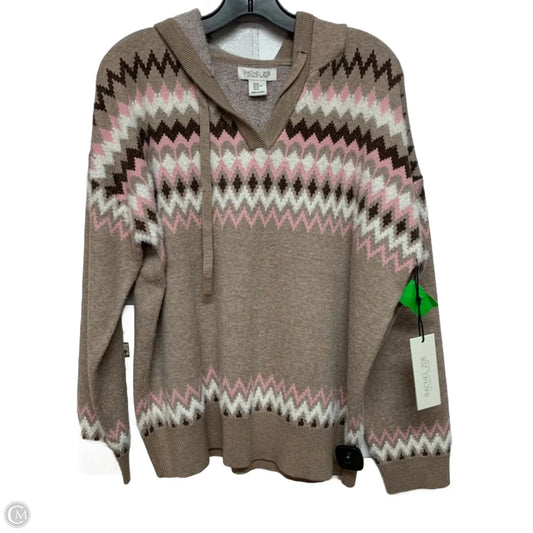 Sweater By Rachel Zoe In Pink & Tan, Size: Xl