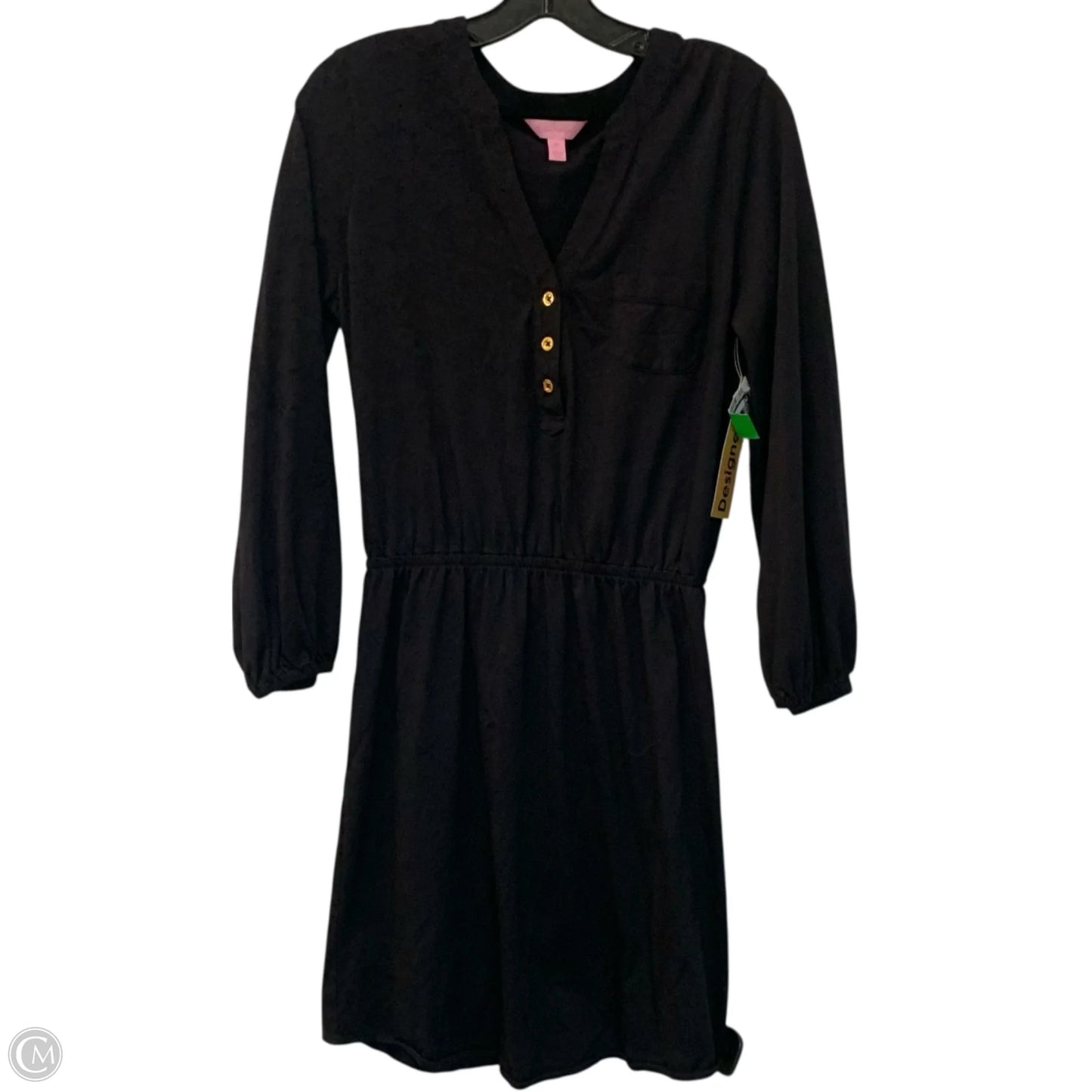 Dress Designer By Lilly Pulitzer In Black, Size: M