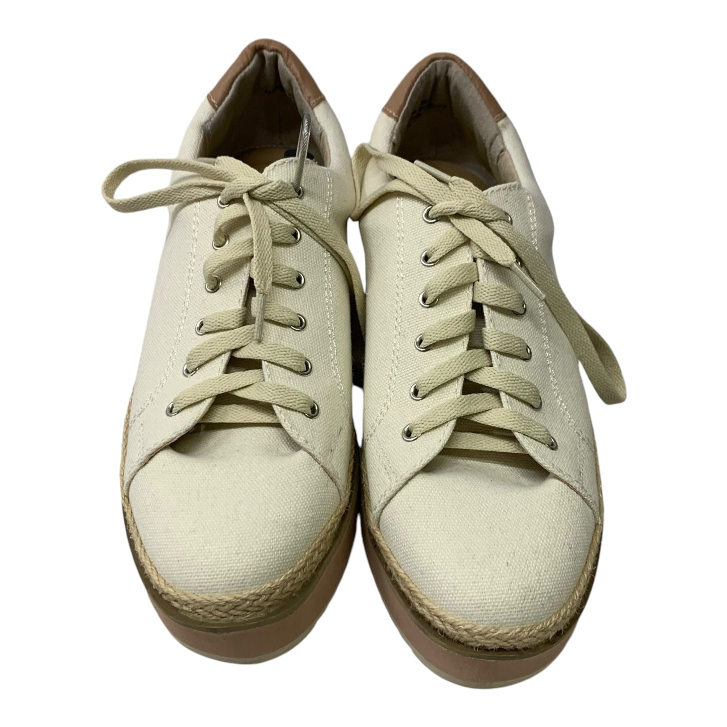 Shoes Sneakers By Dolce Vita In Cream & Pink, Size: 8.5