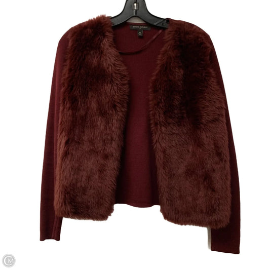 Jacket Faux Fur & Sherpa By Banana Republic In Purple, Size: Xs