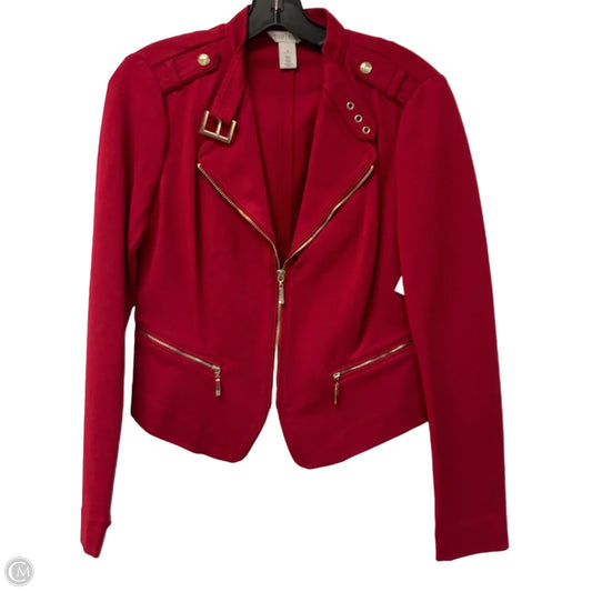 Jacket Moto By White House Black Market In Pink, Size: S