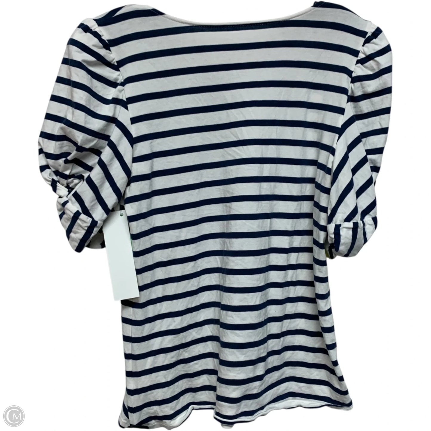 Top Short Sleeve Designer By Lilly Pulitzer In Striped Pattern, Size: S