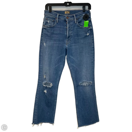 Jeans Boot Cut By Mother In Blue Denim, Size: 2