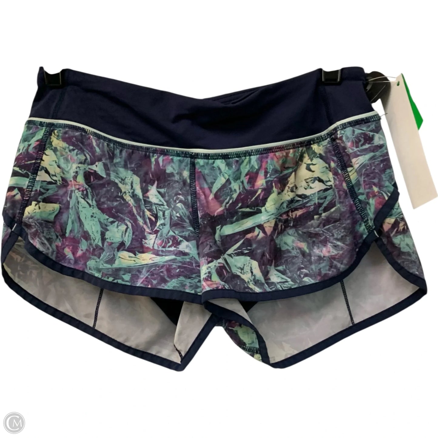 Athletic Shorts By Lululemon In Blue & Green, Size: S