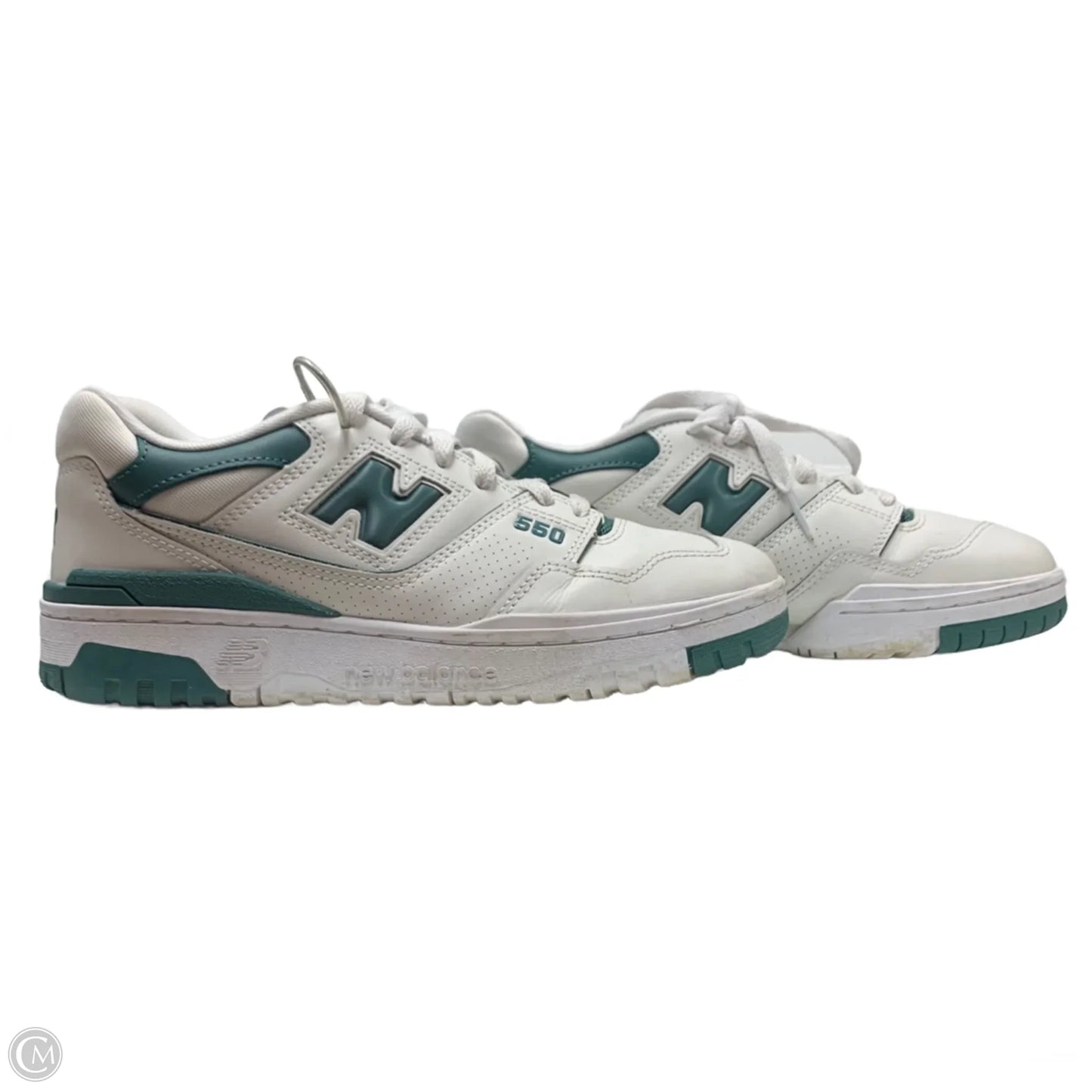 Shoes Athletic By New Balance In Green & White, Size: 9