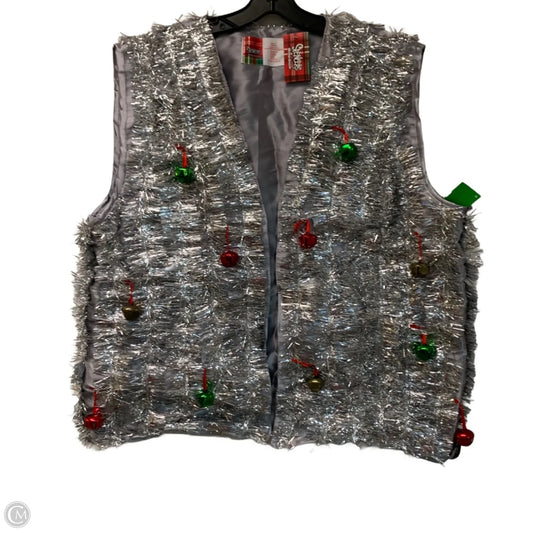 Vest Other By Spencer’s In Silver, Size: L