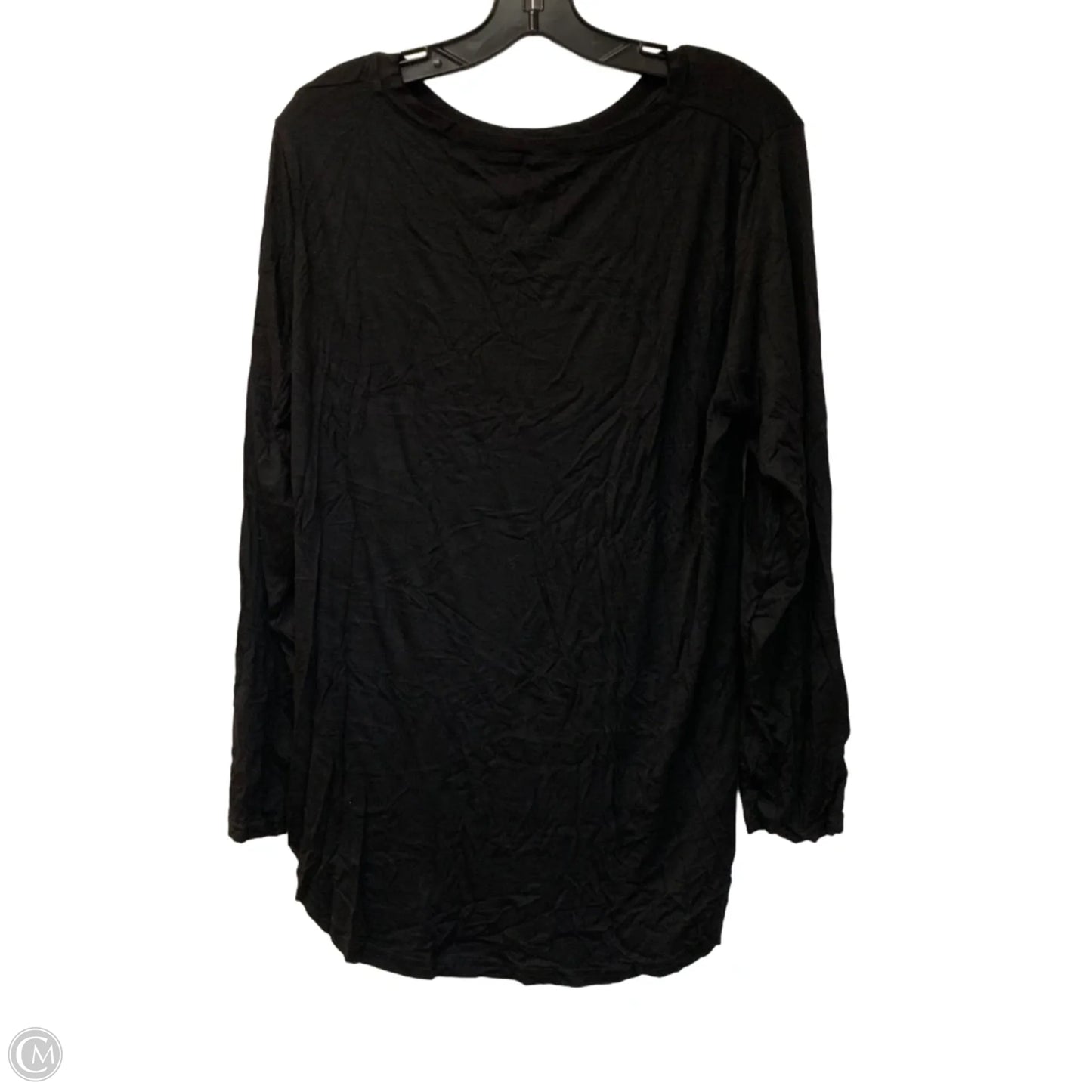 Top Long Sleeve In Black, Size: Xl