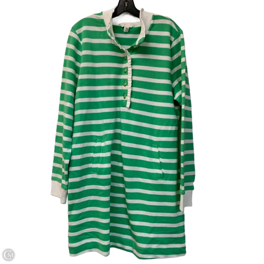 Dress Designer By Lilly Pulitzer In Green & White, Size: Xl