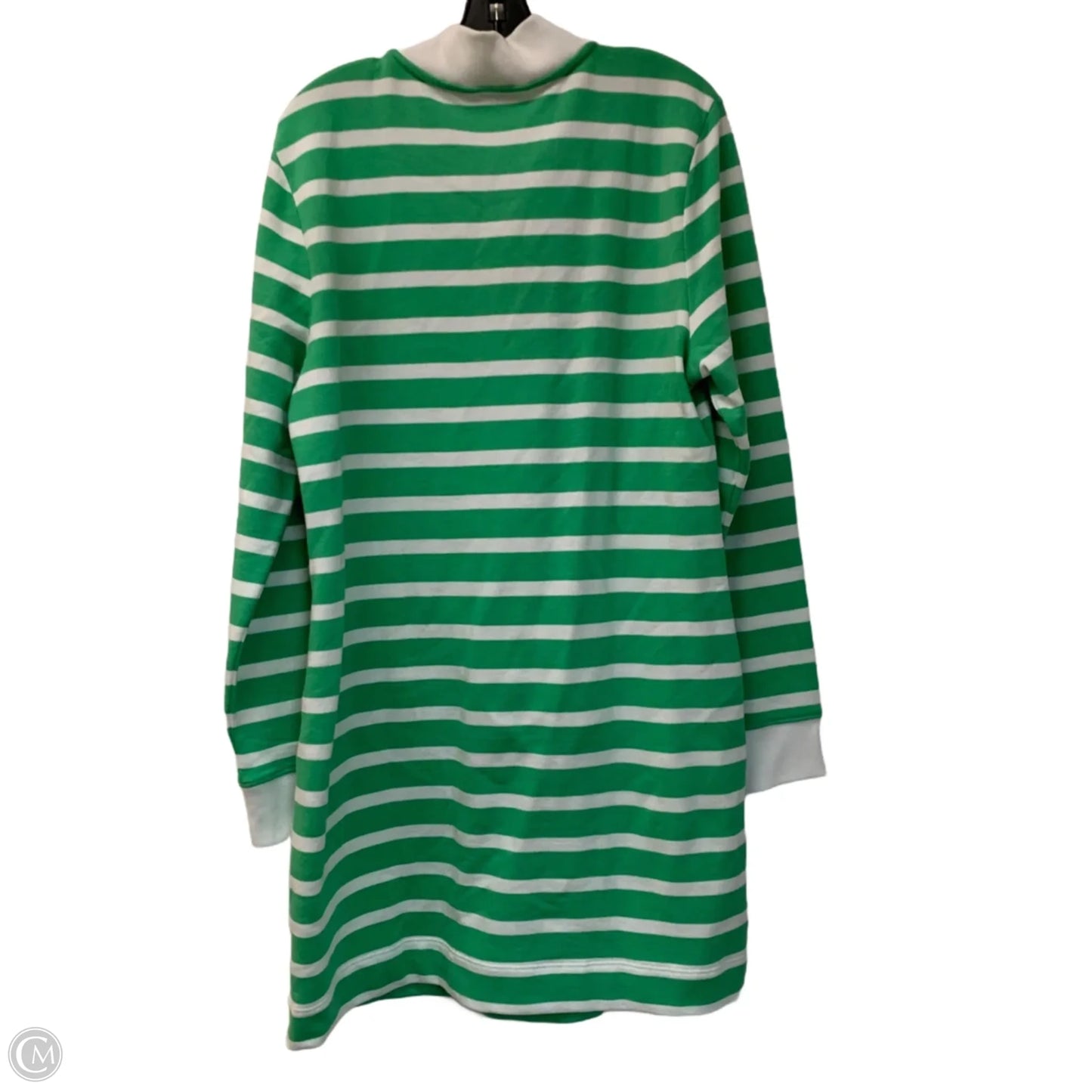 Dress Designer By Lilly Pulitzer In Green & White, Size: Xl