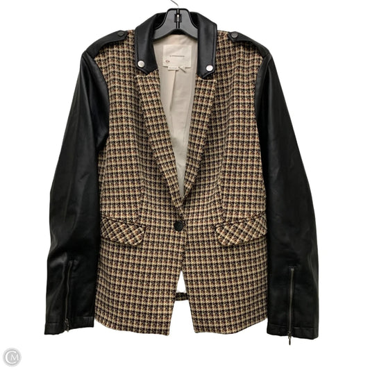 Jacket Other By Anthropologie In Black & Brown, Size: L