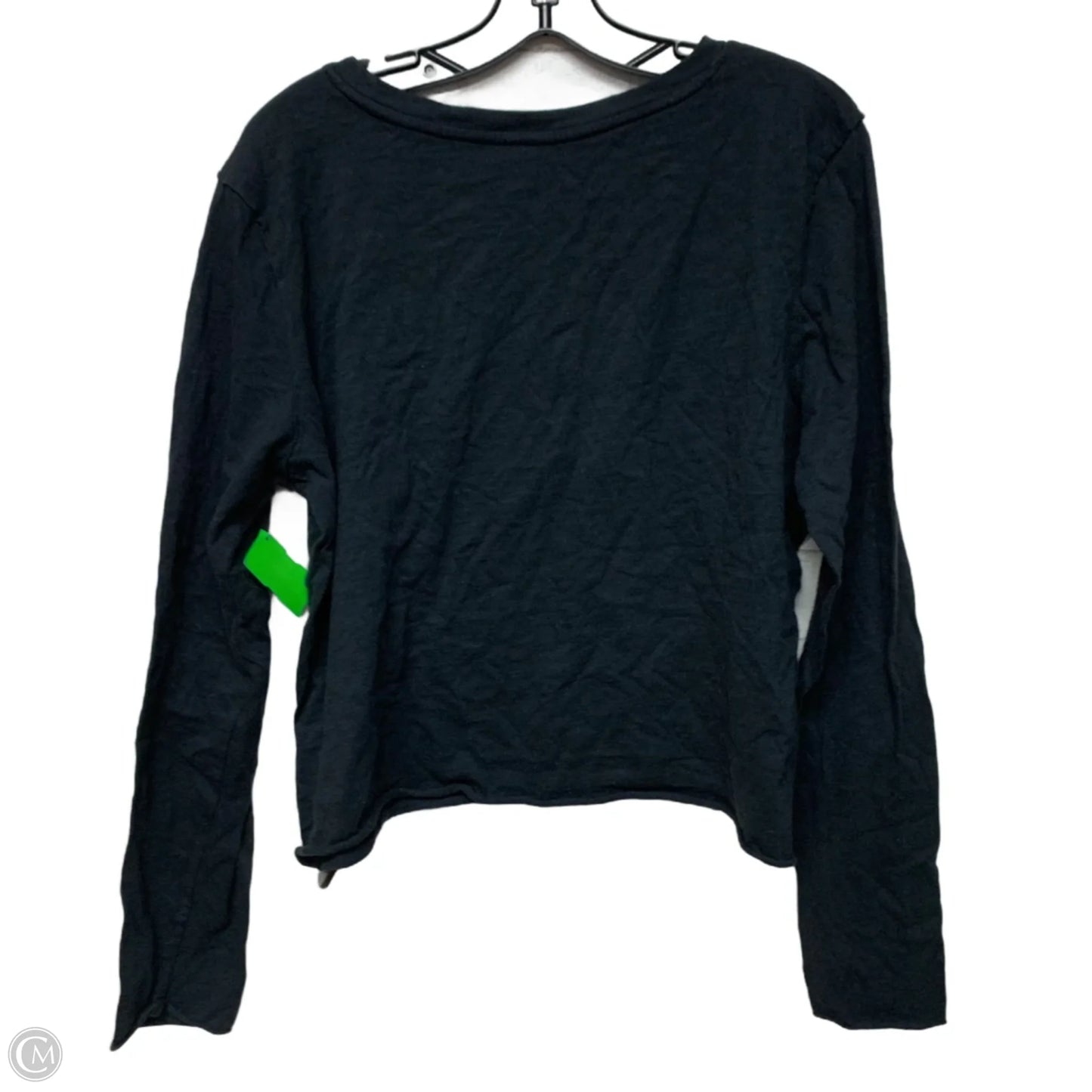 Top Long Sleeve By Anthropologie In Black, Size: M