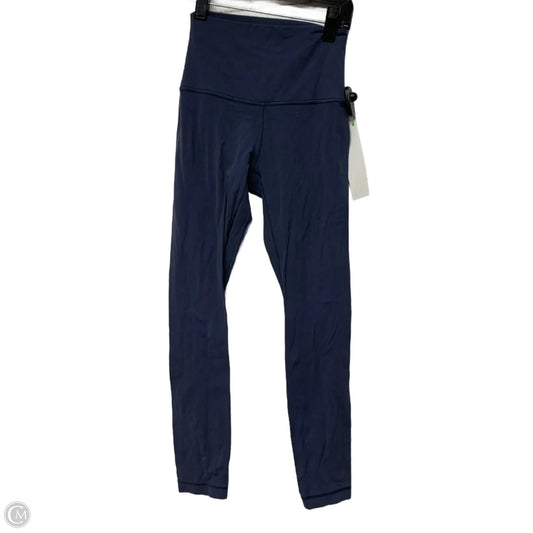 Athletic Leggings By Lululemon In Blue, Size: Xs