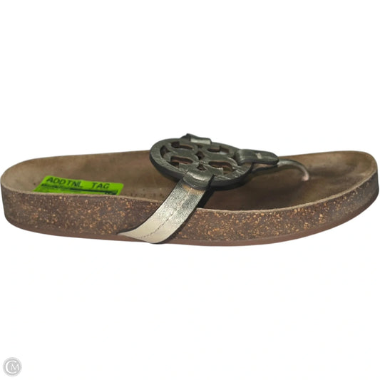 Sandals Designer By Tory Burch In Gold, Size: 7.5