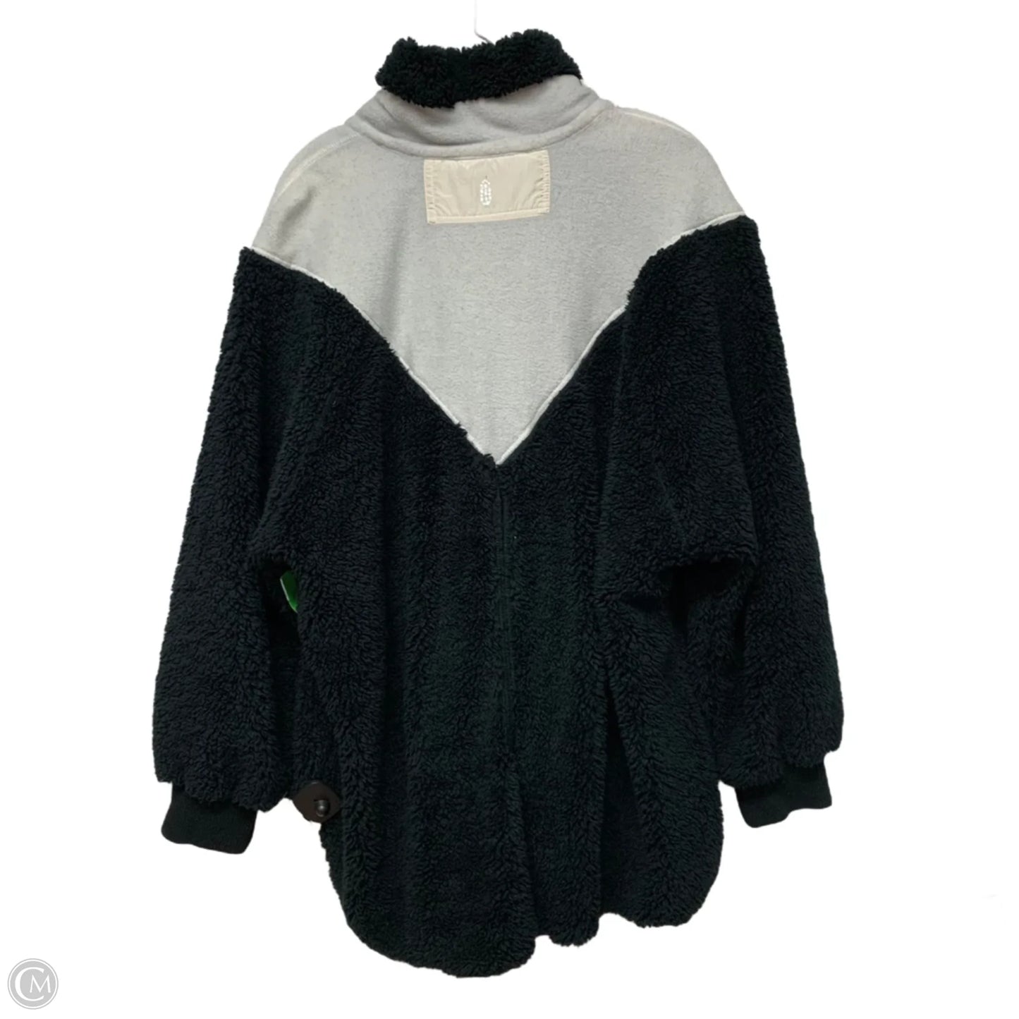 Sweatshirt Collar By Free People In Black & Gold, Size: M