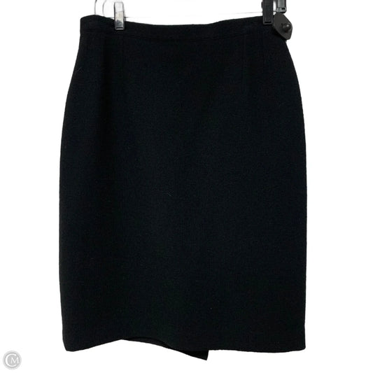 Skirt Luxury Designer By Giorgio Armani In Black, Size: L