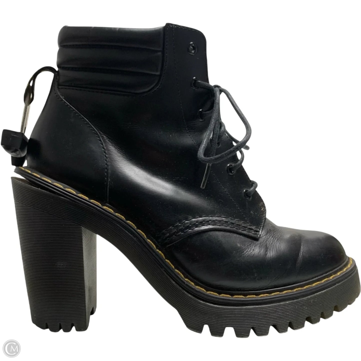 Boots Ankle Heels By Dr Martens In Black, Size: 8
