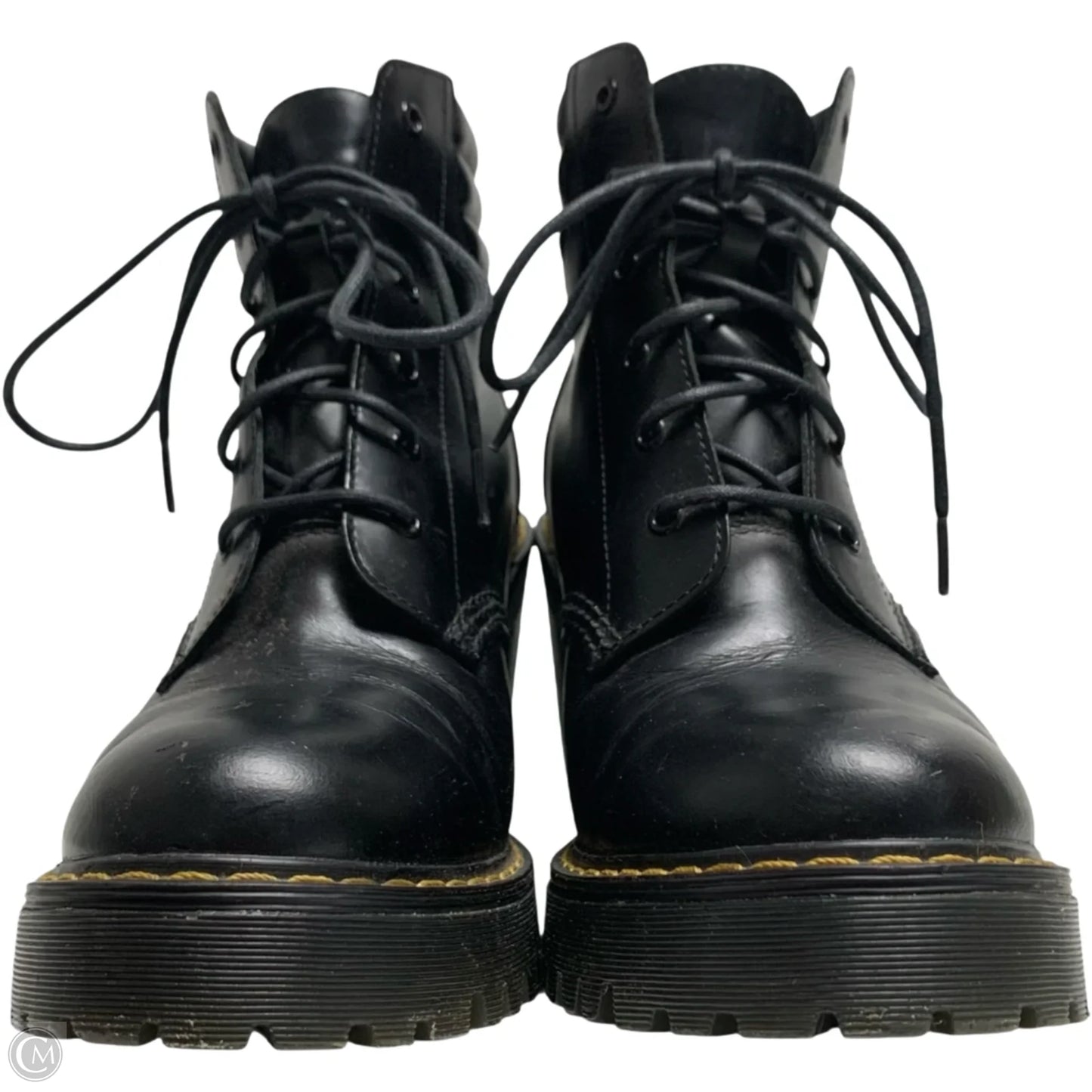 Boots Ankle Heels By Dr Martens In Black, Size: 8