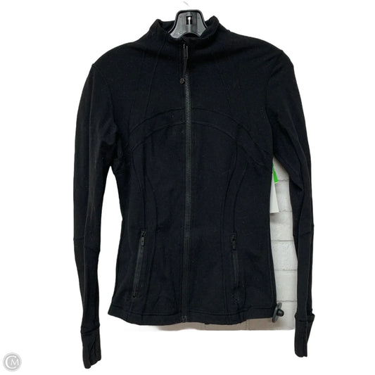 Athletic Jacket By Lululemon In Black, Size: S