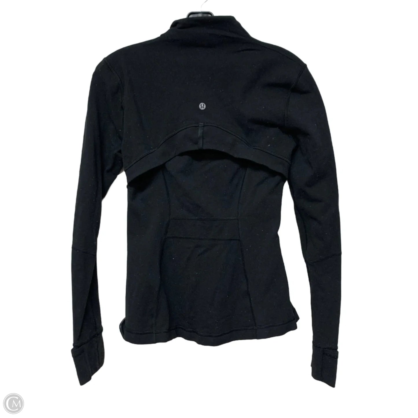 Athletic Jacket By Lululemon In Black, Size: S