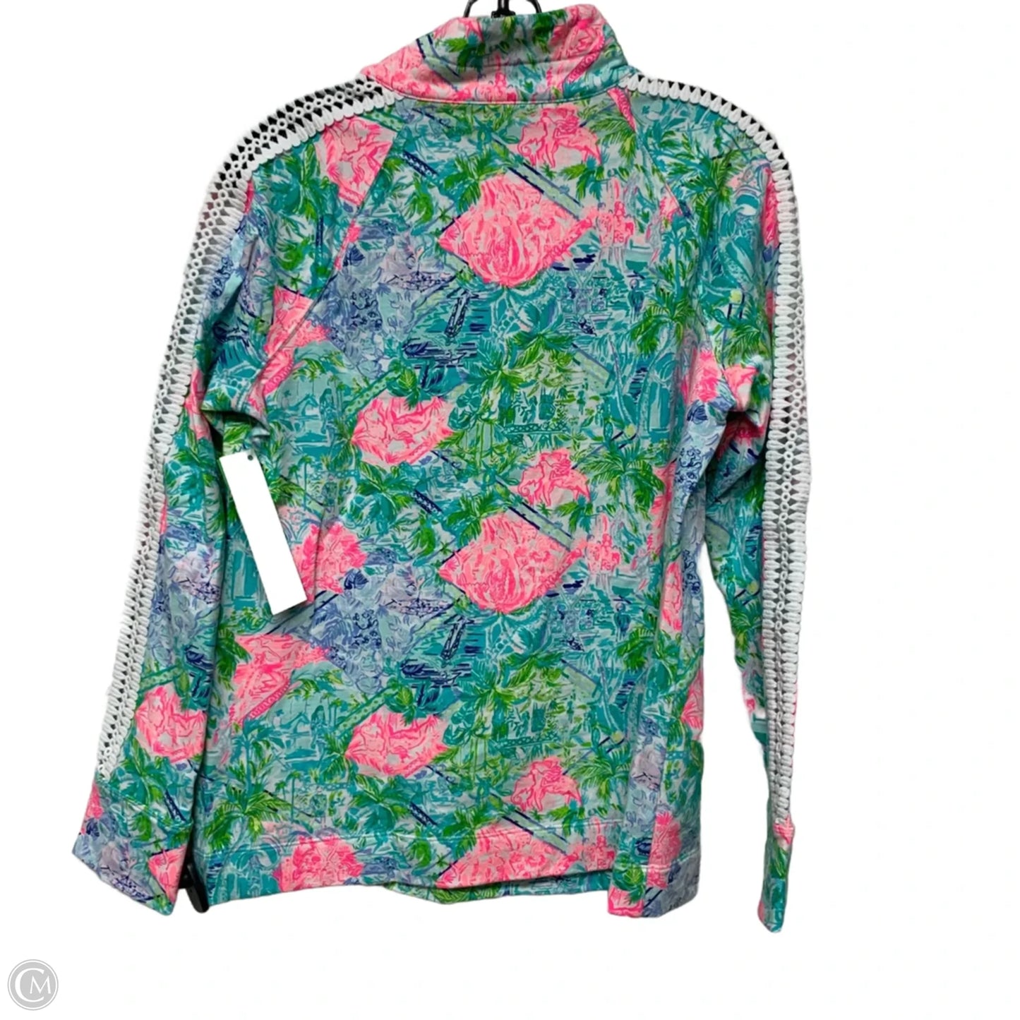 Sweatshirt Designer By Lilly Pulitzer In Blue & Pink, Size: M