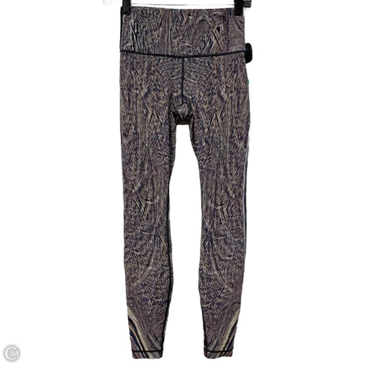 Athletic Leggings By Lululemon In Purple, Size: S