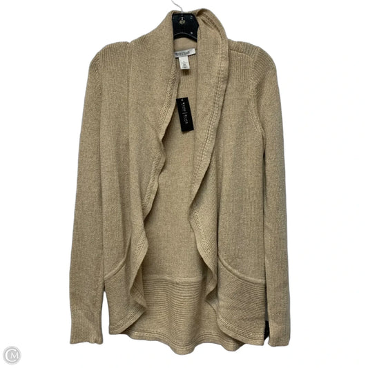 Sweater Cardigan By White House Black Market In Gold, Size: S