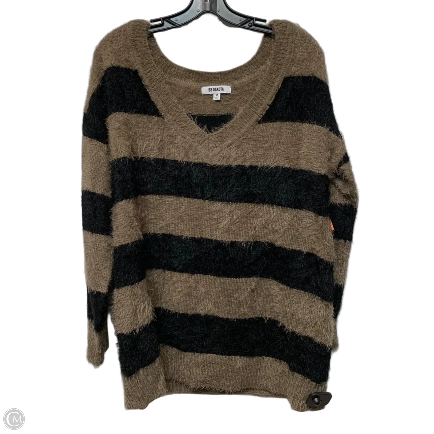 Sweater By Bb Dakota In Black & Brown, Size: M