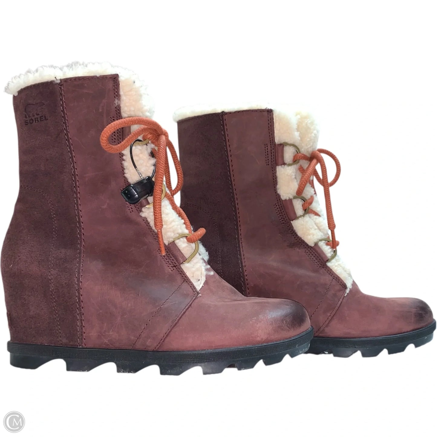 Boots Mid-calf Heels By Sorel In Purple, Size: 11