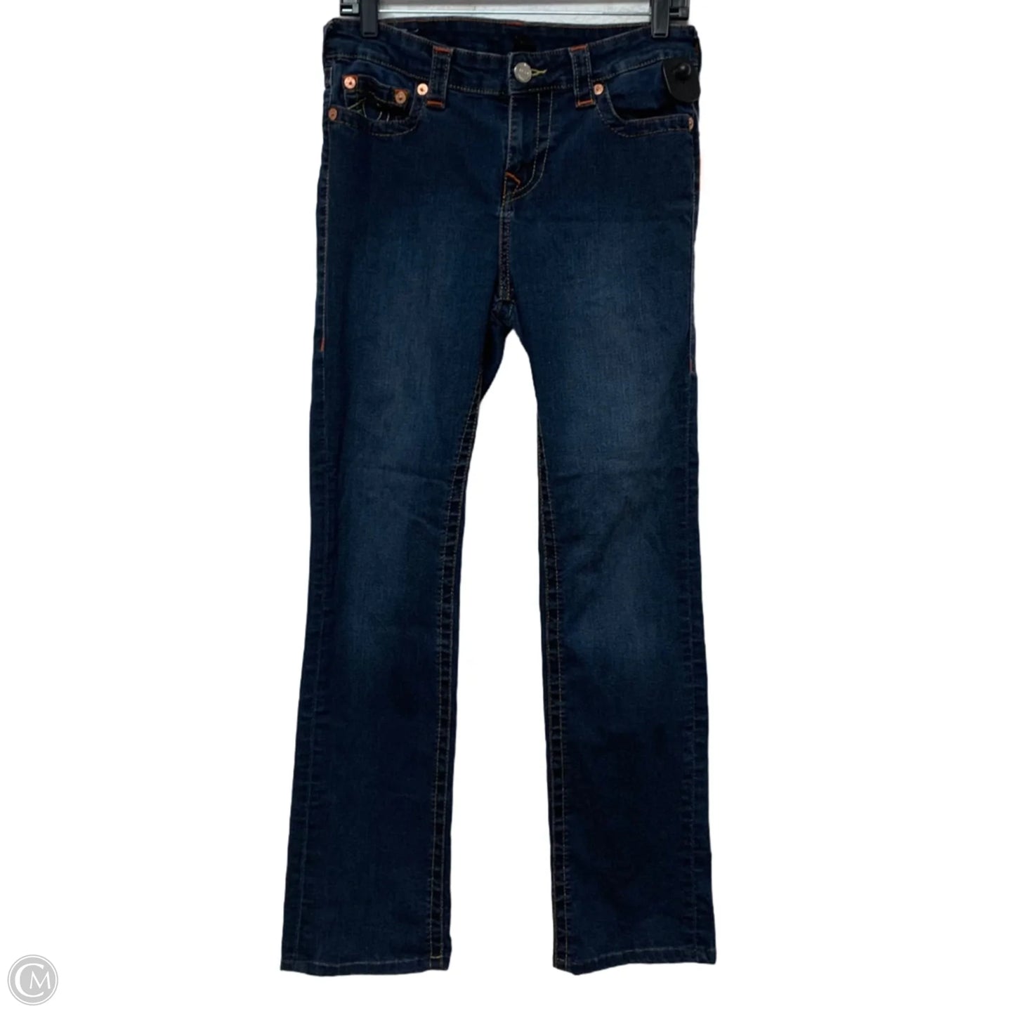 Jeans Straight By True Religion In Blue Denim, Size: 10