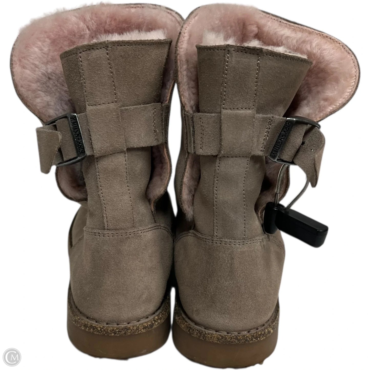 Boots Mid-calf Flats By Birkenstock In Beige, Size: 8