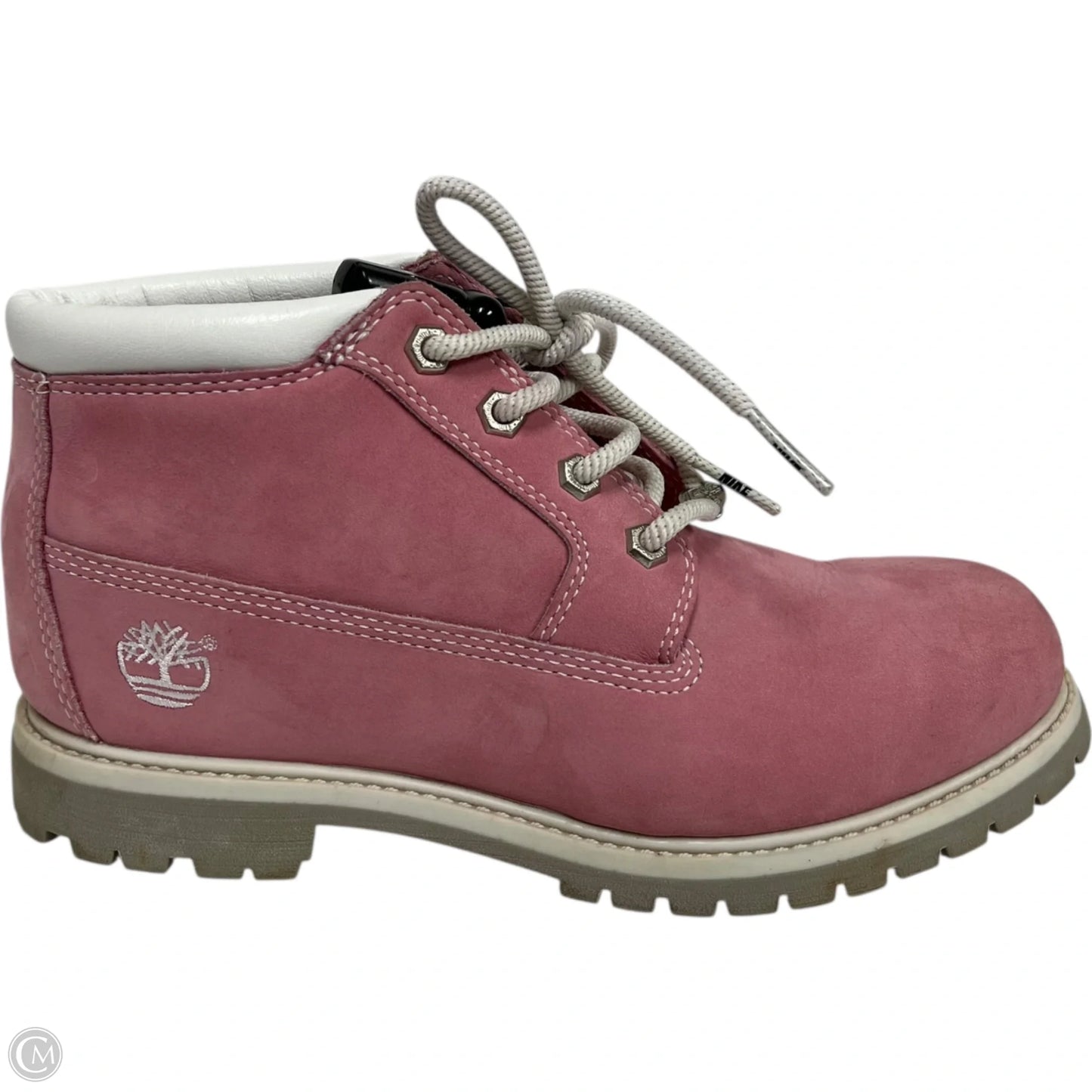Boots Ankle Flats By Timberland In Pink, Size: 9