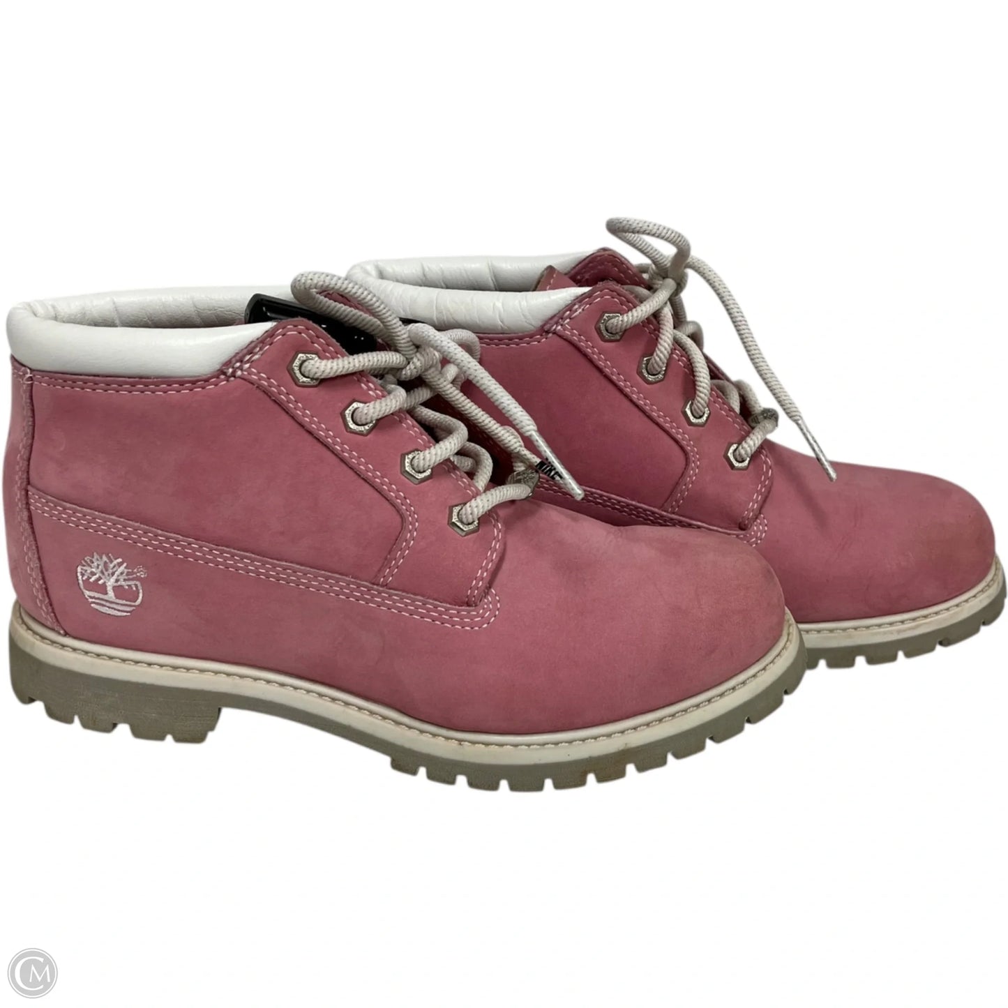 Boots Ankle Flats By Timberland In Pink, Size: 9