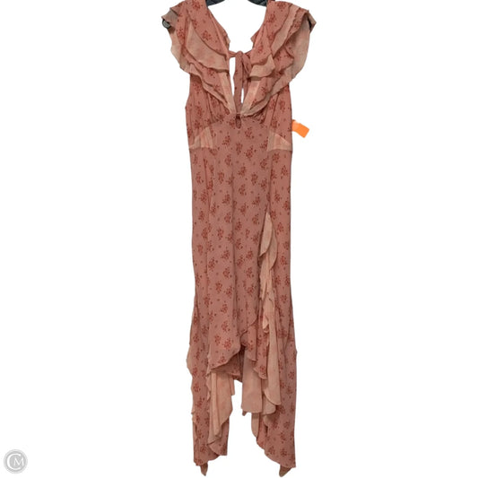 Dress Casual Maxi By Free People In Pink, Size: L