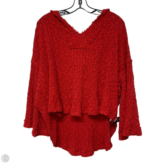 Sweater By Free People In Red, Size: M
