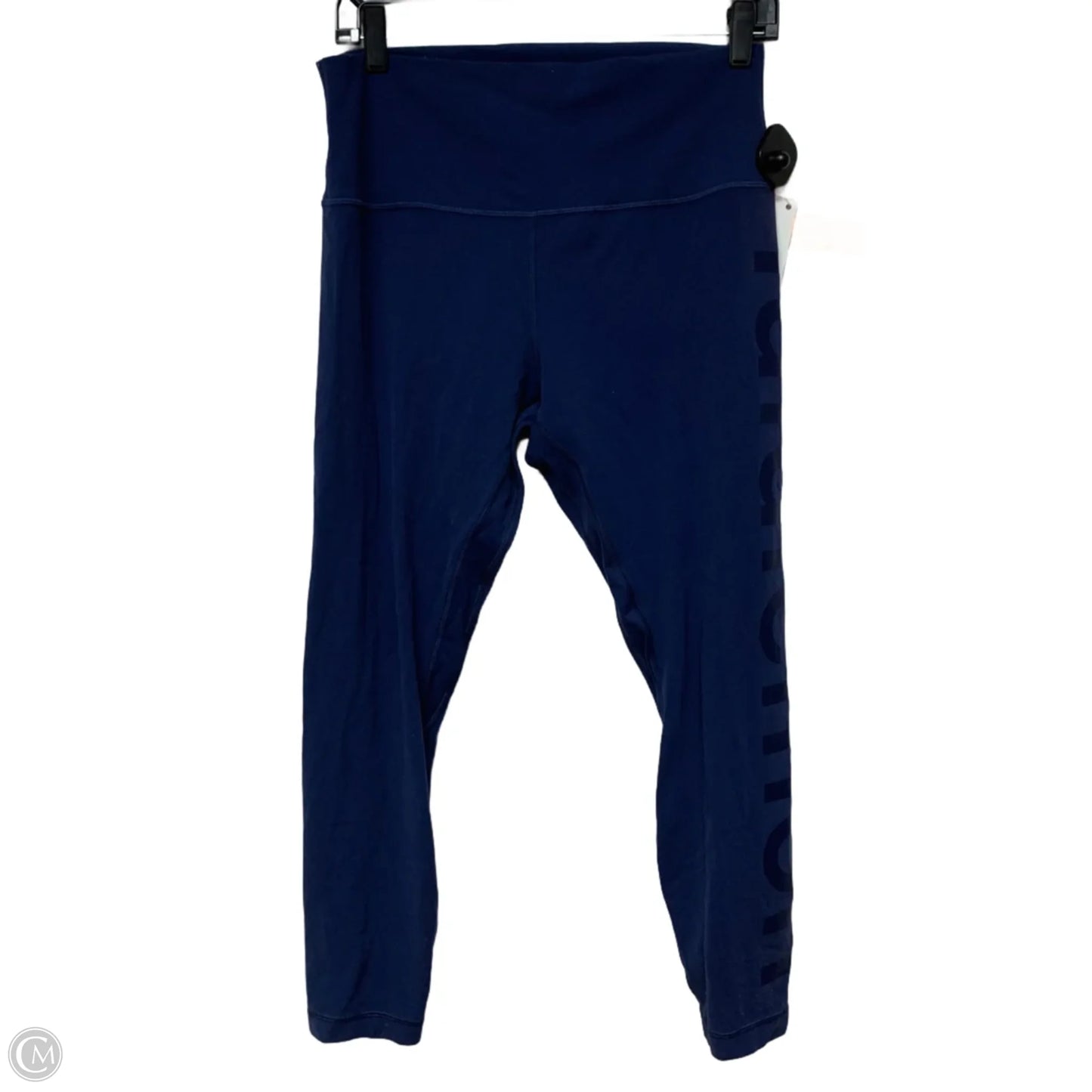 Athletic Leggings Capris By Lululemon In Blue, Size: L