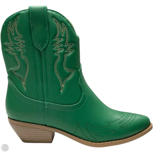 Boots Western By Clothes Mentor In Green, Size: 8.5