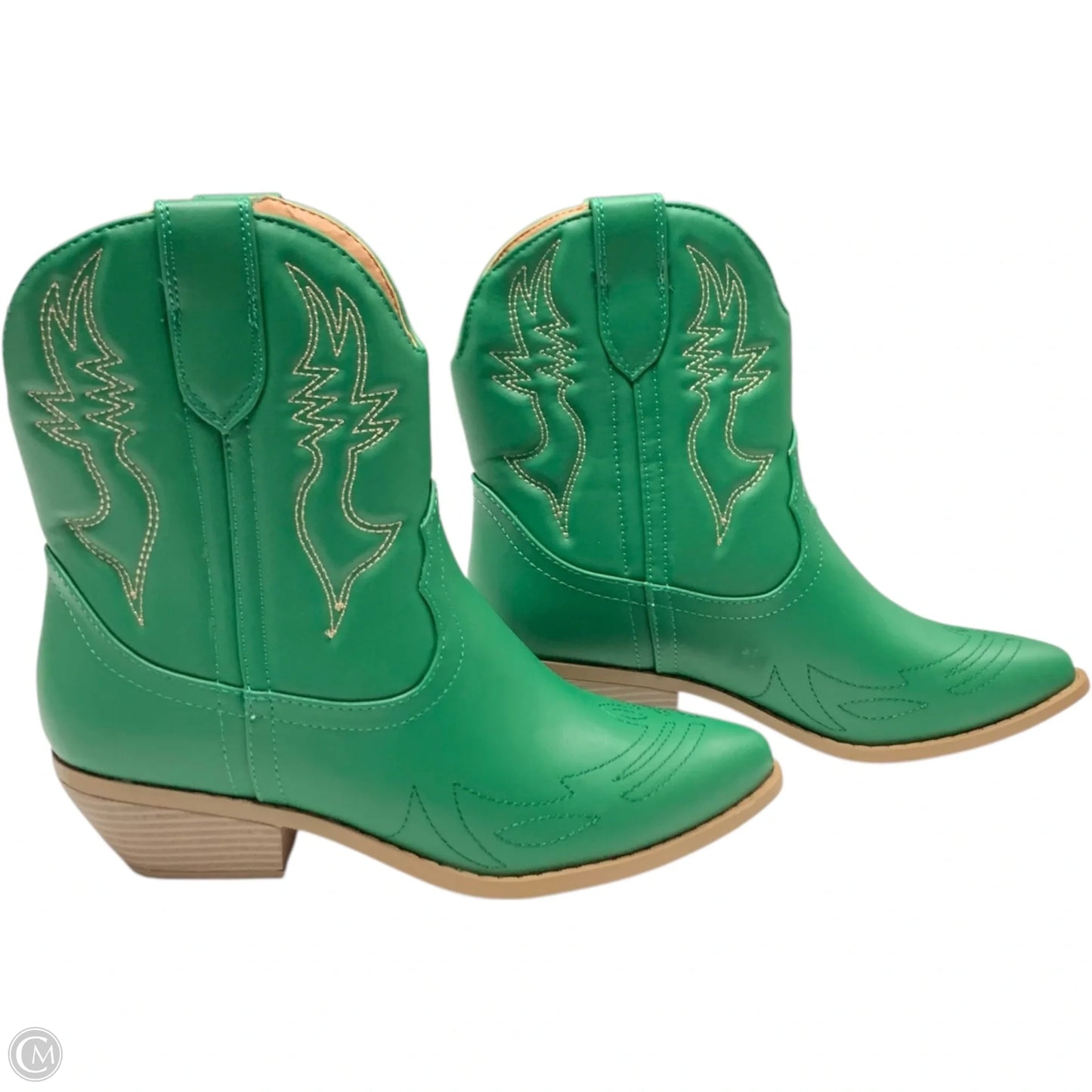 Boots Western By Clothes Mentor In Green, Size: 8.5